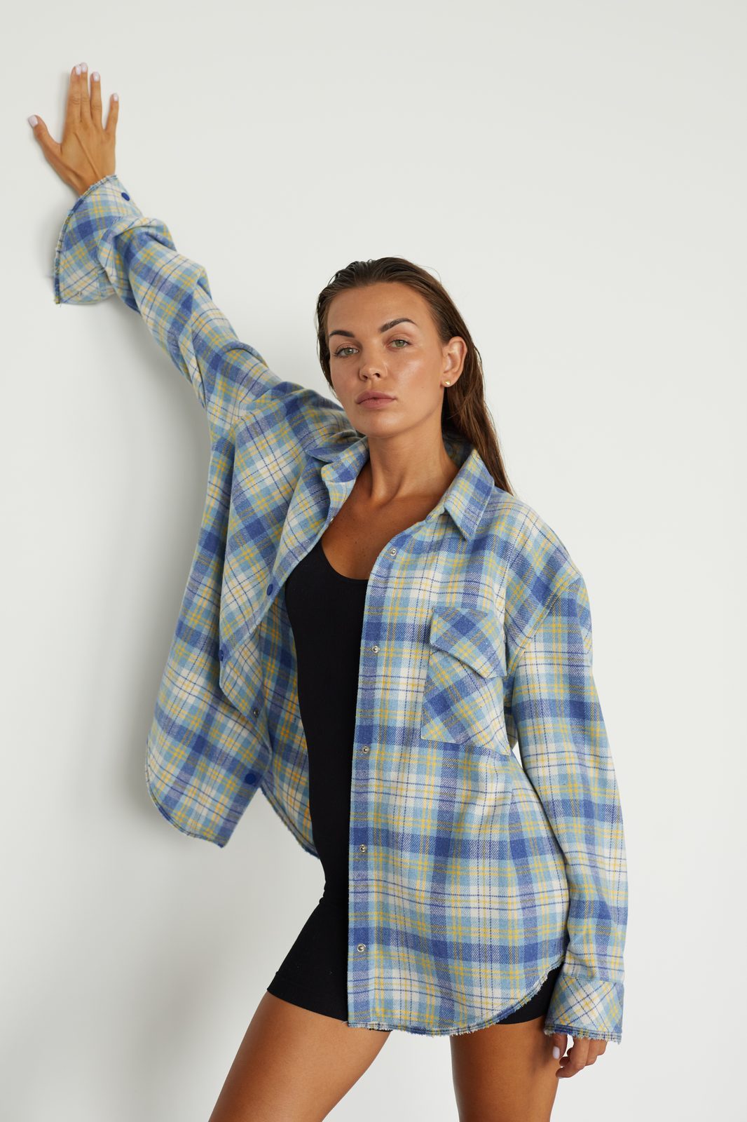 BABY BLUE WOOL SHIRT