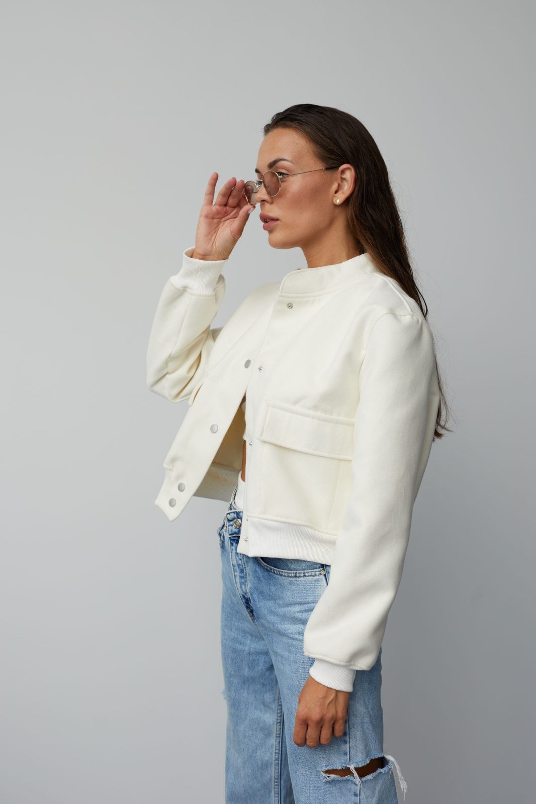 MILK WOOL BOMBER