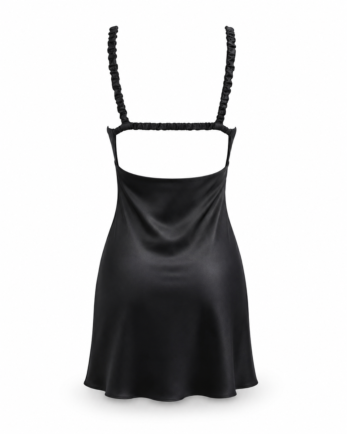 SILKY DRESS AUGUST BLACK