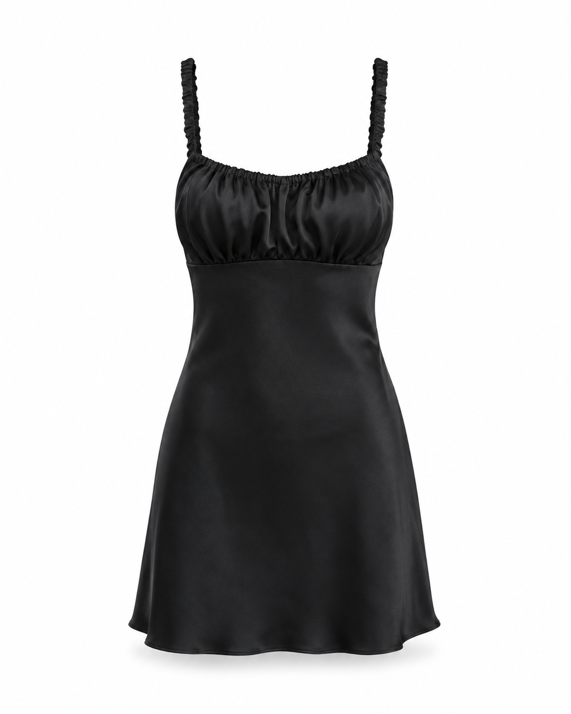 SILKY DRESS AUGUST BLACK