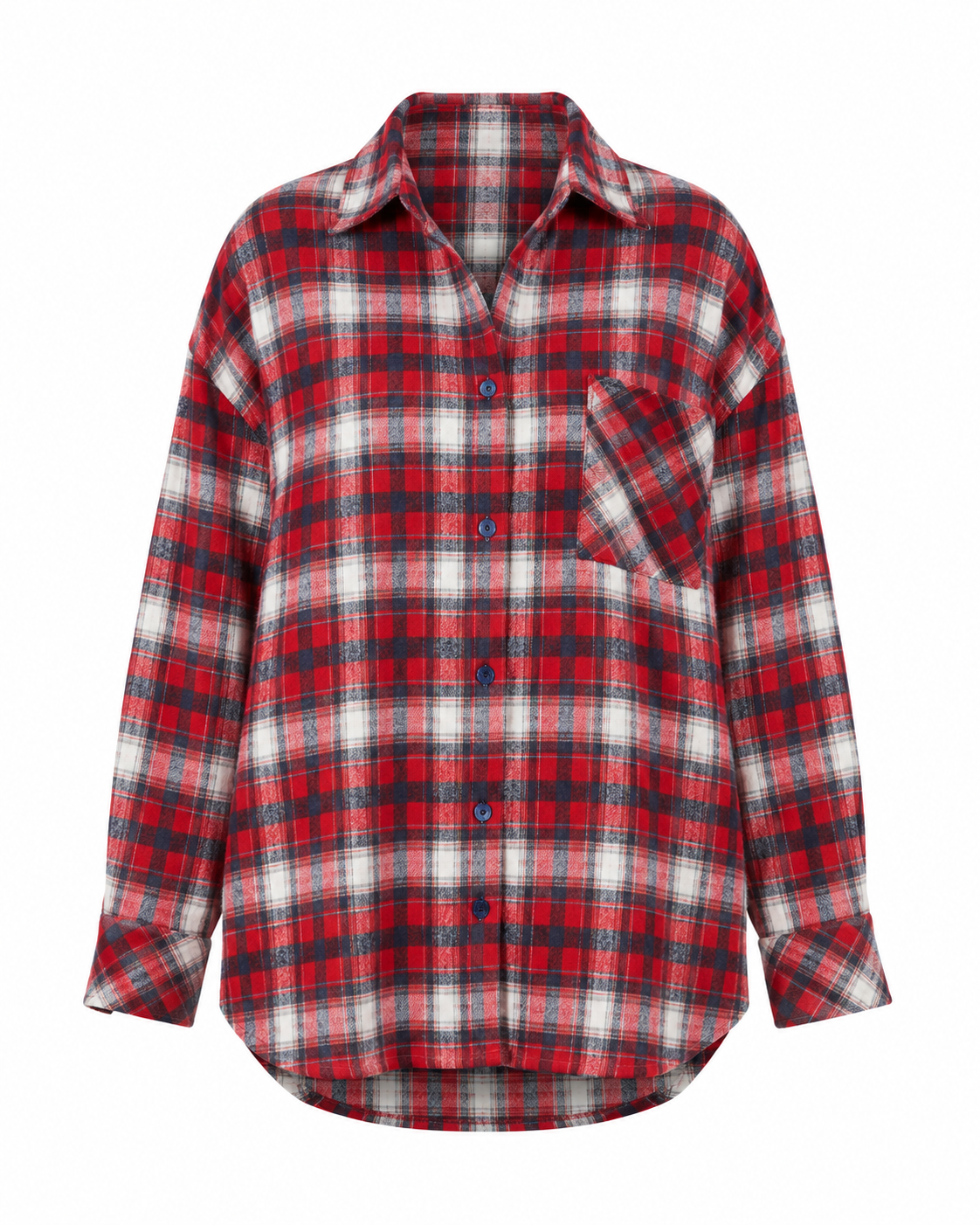 RED WOOL SHIRT