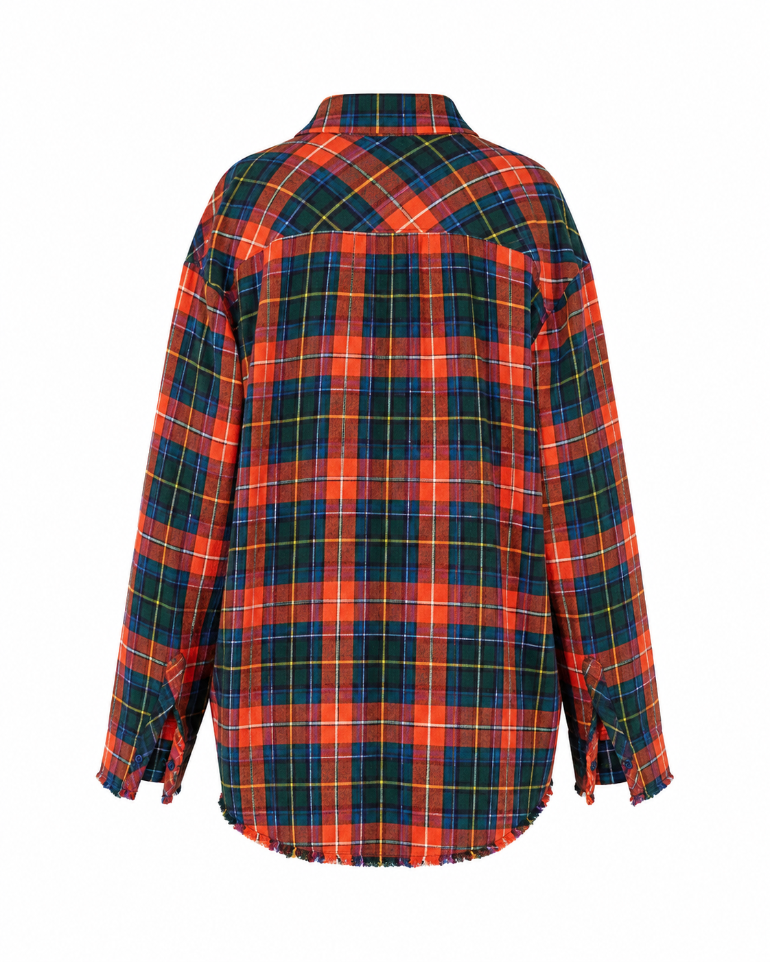 ORANGE WOOL SHIRT