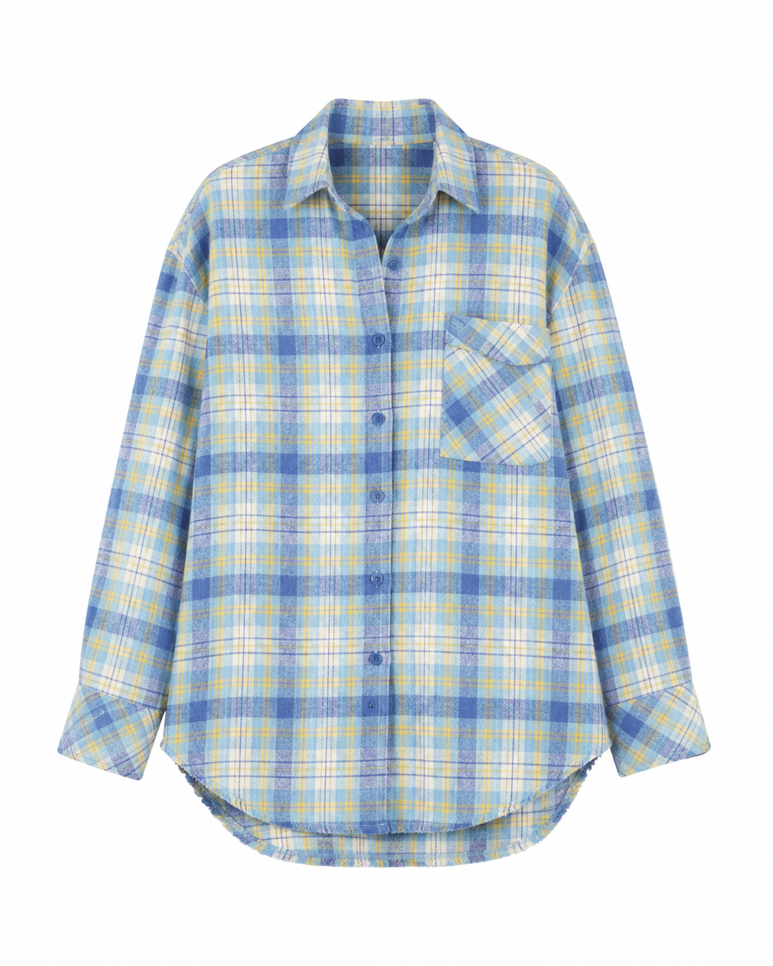 BABY BLUE WOOL SHIRT